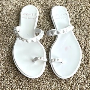 New Carmen Sol jelly sandals